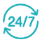 24/7 expert support